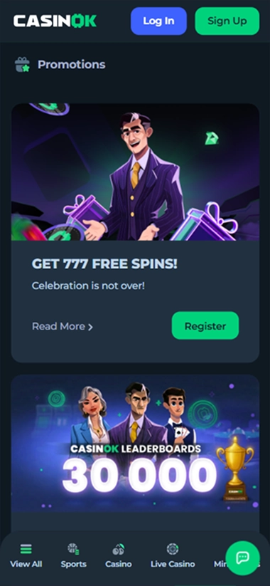 screen-2 Mobile promotions 777 free spins leaderboards
